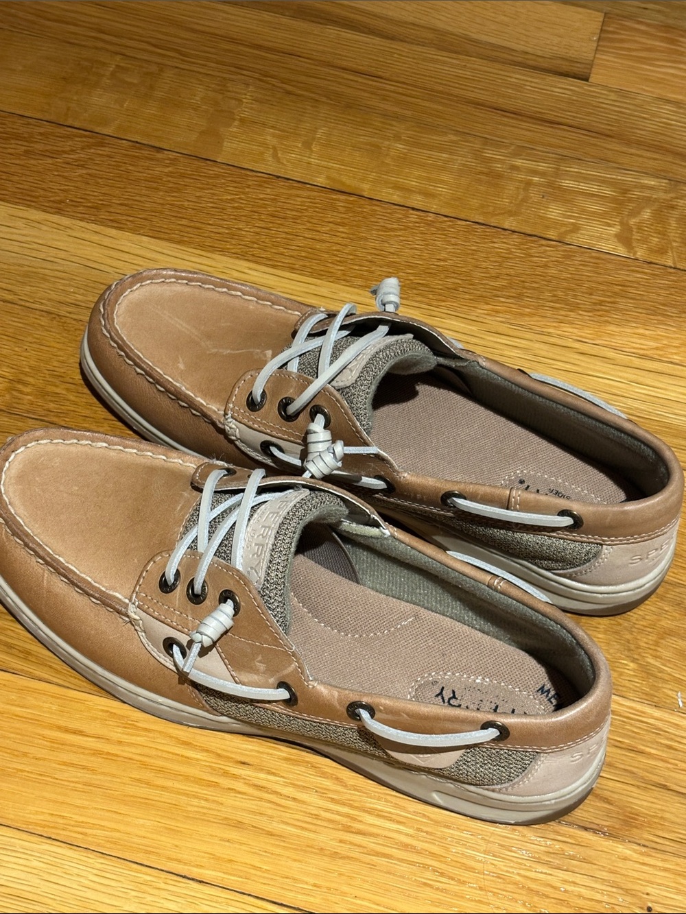 Woman’s Sperry Rosefish Tan Boat Shoes